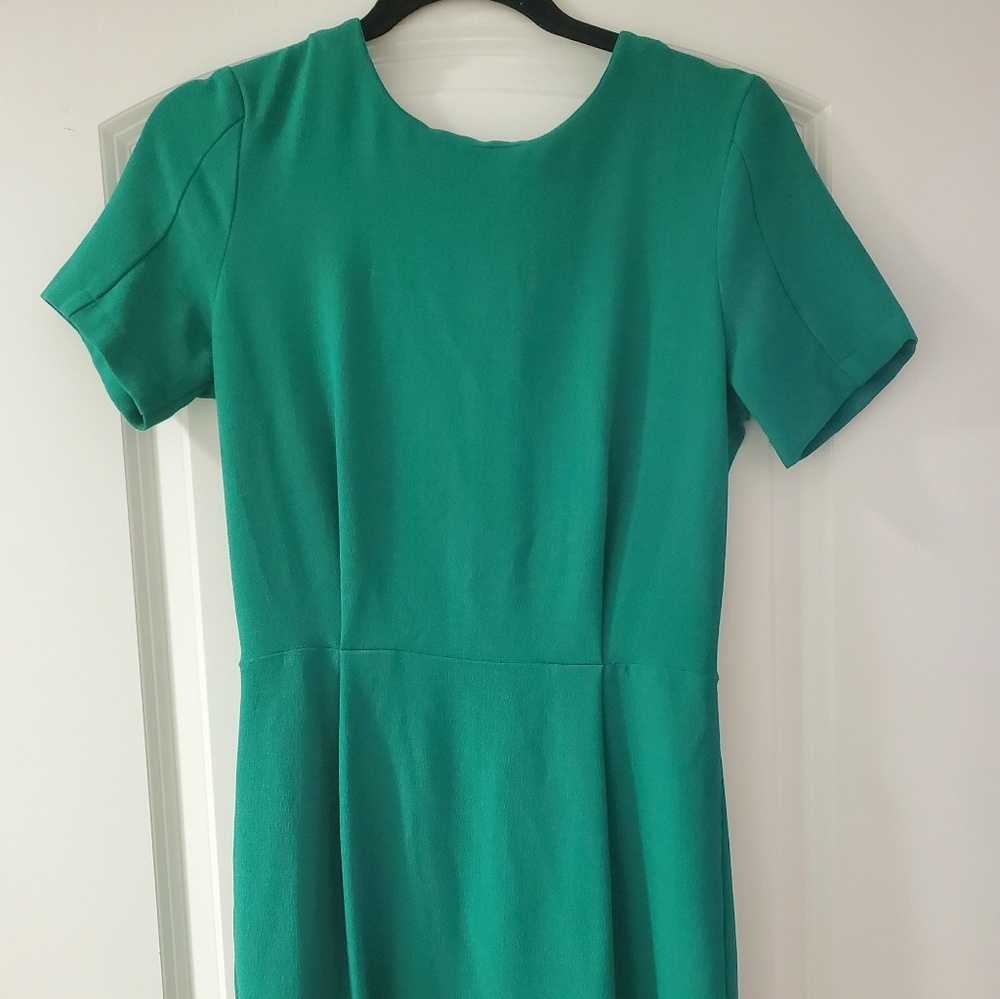 Green dress european designer